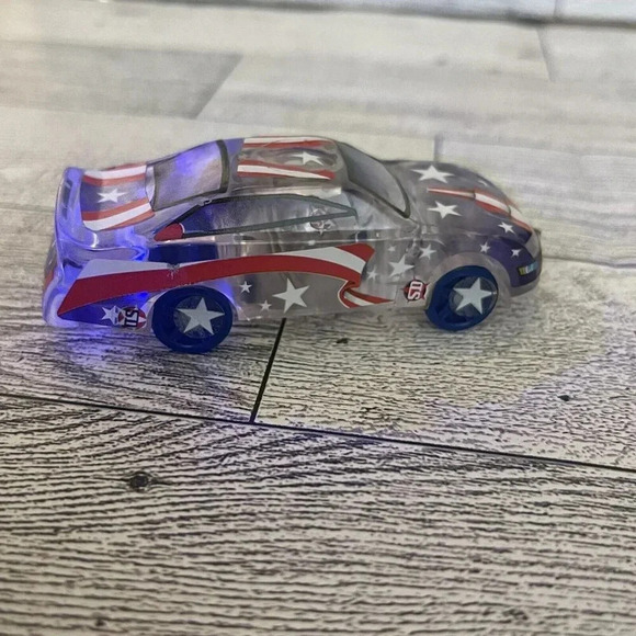 KRAZY KARS ~ MARBLE RACERS - FORD MUSTANG - CLEAR - LIGHTS UP - Picture 10 of 10